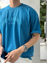 LMNサンフランシスコ ピグメントウォッシング半袖Tシャツ / LMN San Francisco Pigment Washing Short-Sleeved T-Shirt (4 colors)