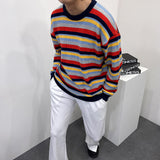 カラフルストライプニットウェア/OWN Colorful Striped Knitwear (2 colors)