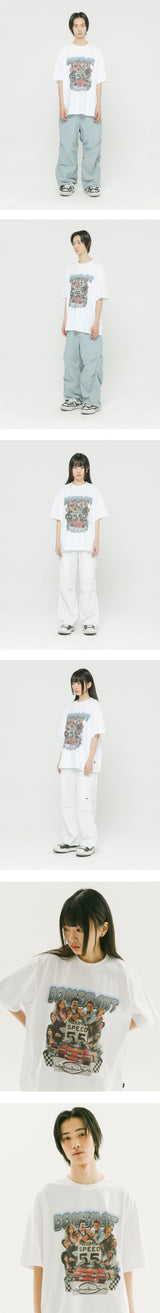 レイシングT / Racing Tee White