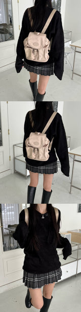 Pocket mini backpack (2color)