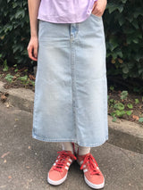 Popo back slit skirt 