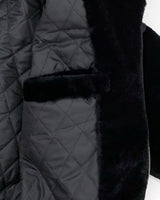 UI Mink Fur Hood Zip-Up Jumper (4 colors)