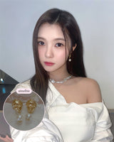 アフロディテシリーズ -シンプルパールピアス /  Aphrodite Series - Simple Pearl Piercing (Kep1er Dayeon, fromis_9 Jiwon Piercing)