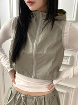 Tabe shirring vest vest set-up