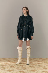 Pleated jacket