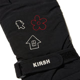QUILTING PADDING STITCH GLOVES [BLACK]