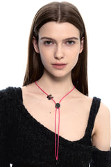 NO.481 [BLACK] CIRCLE CODE LOCK NECKLACE