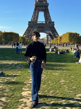 ASCLO Eiffel Wide Crack Denim