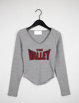 バリーVネックTシャツ / Valley V-neck T-shirt (4color)