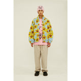 フラワーベアフラフィージャケット / Flower Bear Fluffy Jacket_Sky Blue
