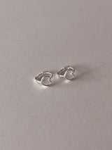 [92.5silver] ラインハートワンタッチピアス