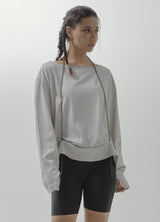 Champs string long sleeve - Light grey