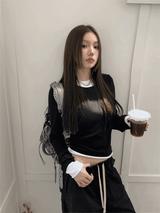 タミレイヤードロングスリーブTシャツ