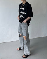 オウンキャピタルレタリング半袖Tシャツ
