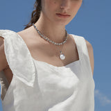 バルーンペンダントネックレス/Balloon Pendant Necklace_White
