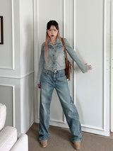 ミニデニムジャケット/no.3981 mini denim jacket