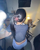 ピンクバタフライヘアピン