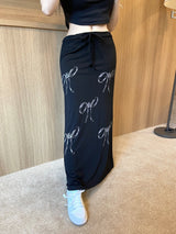 リボンマキシロングスカート/878. Ribbon maxy long sk (2color)