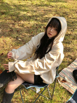 フレームプリントフードT