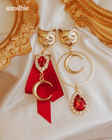 レッドウィザードリーピアス / Melbie The Cat Series - Red Wizardry Piercing