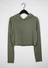 クロップフードTシャツ/BB Crop Hooded T-shirt (4color)