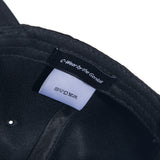 EAR FLAP BALL CAP BLACK / COTTON FLAP