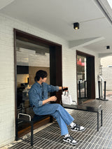 シグルーズフィットデニムパンツ/LMN Sig Loose Fit Denim Pants (4 colors)