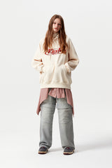 キルシースポーツサークルロゴフーディー／SPORTS CIRCLE LOGO HOODIE KA [BEIGE] (6605131546742)