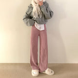 [BELLIDE MADE / 2 lengths] velour corduroy training pants