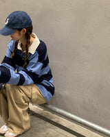 [Bellide made] ストライプ長袖Tシャツ