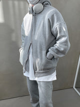 All Day Special Cotton 2 Way Hood Zip Up (7color)