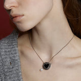 キューピッドコインネックレス/Cupid Coin Necklace_Silver