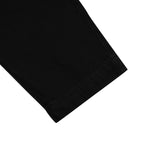 BLACK DRAWSTRING TROUSERS