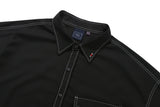 フロントポケットワークシャツ/FRONT POCKET WORK SHIRT_BLACK