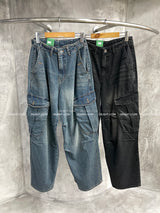 ラフカーゴデニムワイドパンツ