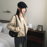 タパレザーループホーボーショルダーバッグ