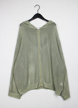 ネットフードジップアップ/Net Hood Zip Up (2color)
