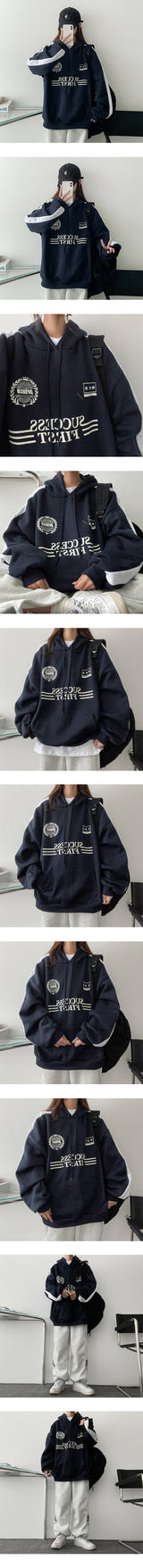 [Fleece] Circular Colored Hoodie