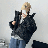 Deep Kakao Padded Jumper