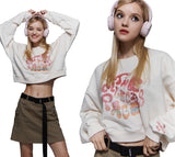 [ARTIST EDITION] TCP X RIYUN KIM CROP SWEATSHIRT