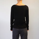BEAUTY symbol long-sleeved T-Shirt (BLACK)