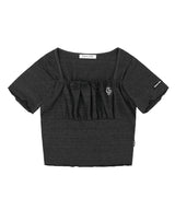 バストシャーリングクロップT