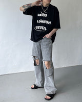 オウンキャピタルレタリング半袖Tシャツ