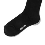 CHERRY LOGO KNEE SOCKS [BLACK]