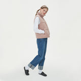 WARM PUFFER KNIT PADDING VEST_PINK (6612844019830)