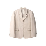 BASIC SINGLE JACKET (BEIGE)