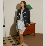 クラウドキルティングジャケット / Cloud quilting jacket (black)