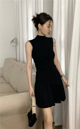 アンフッテッドトップ スカート ツーピース/Unfooted Top Skirt Two Piece