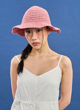 Crochet Cowboy Hat (indipink)