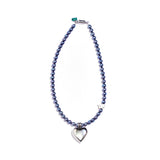 サージカルハートラビットブラックパールネックレス / SURGiCAL HEART RABBiT BLACK PEARL NECKLACE #94